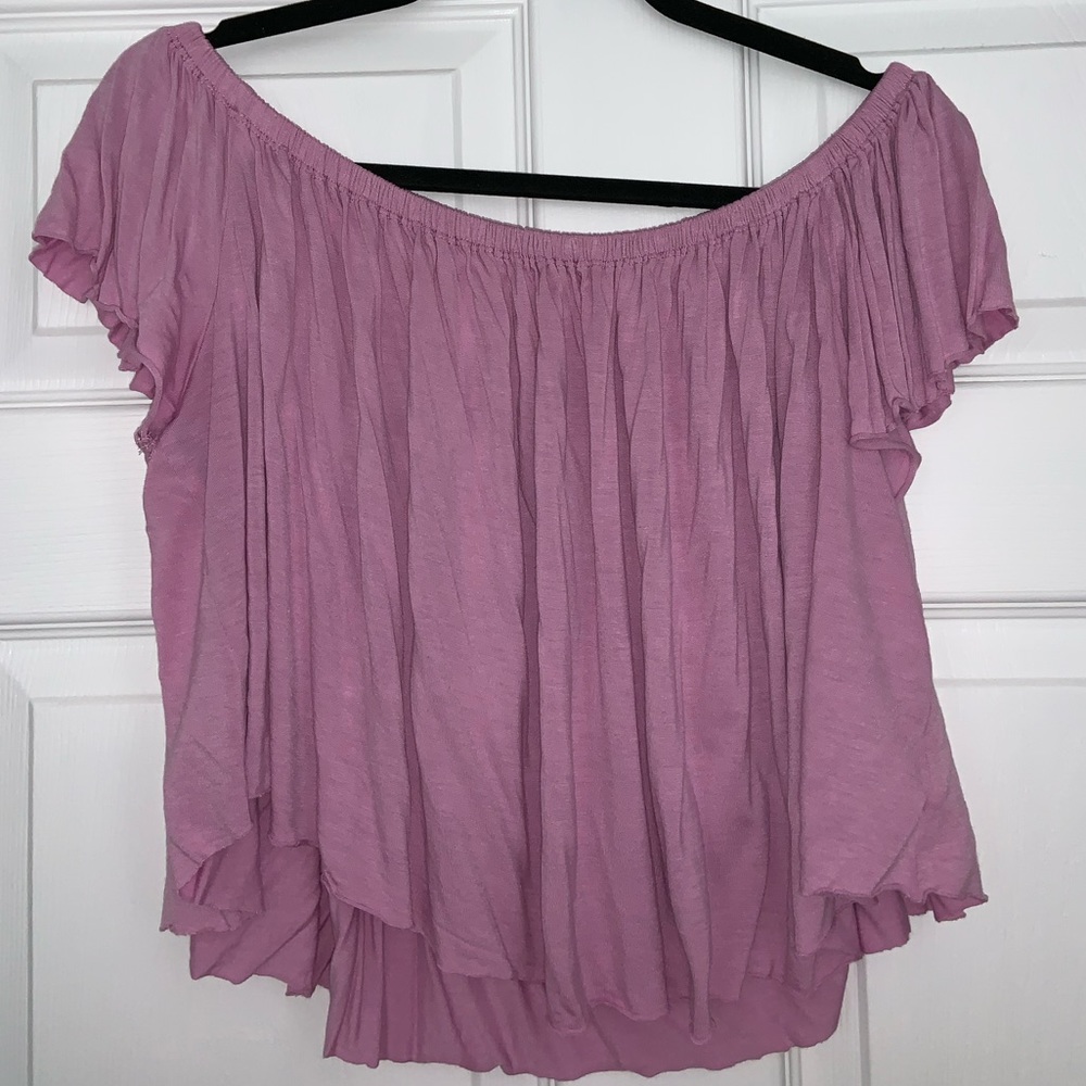 Off the Shoulder Crop Top